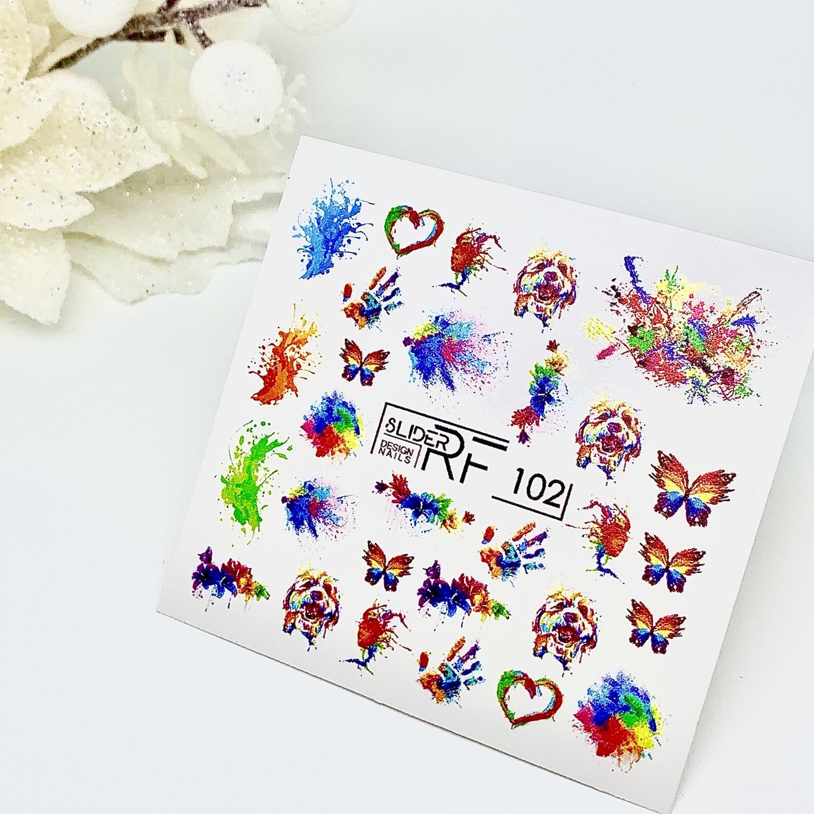 Sticker Design RF102 (Wasserlösliche Aufkleber) Слайдер
