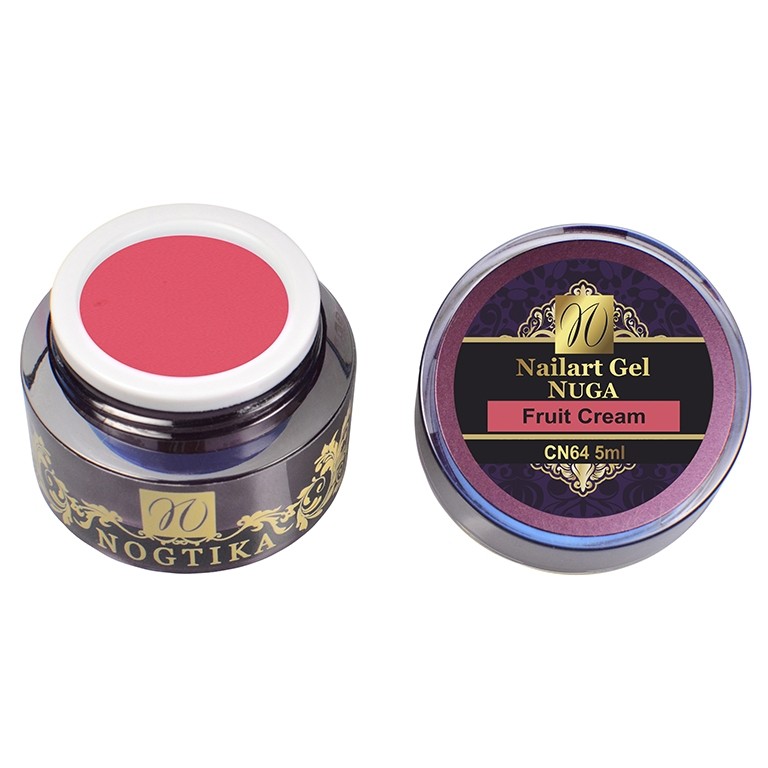 Nailart Farbgel NUGA (ohne Schwitzschicht) "Fruit Cream" 