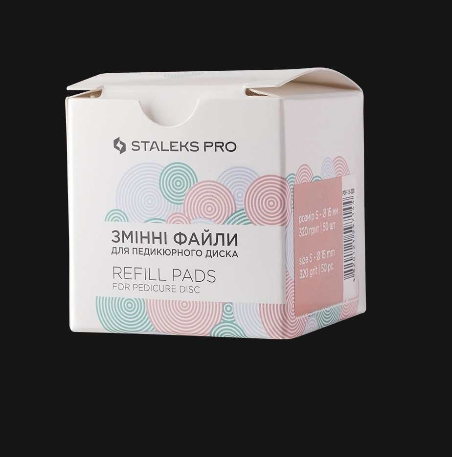 Ersatz Schleifpapier Podo Disc STALEKS PRO XS 320 Grit (50 St) PDF-10-320