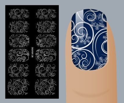 Sticker in Silber "Christmas"