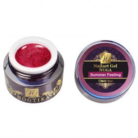 Nailart Farbgel NUGA (ohne Schwitzschicht) "Summer Feeling" 